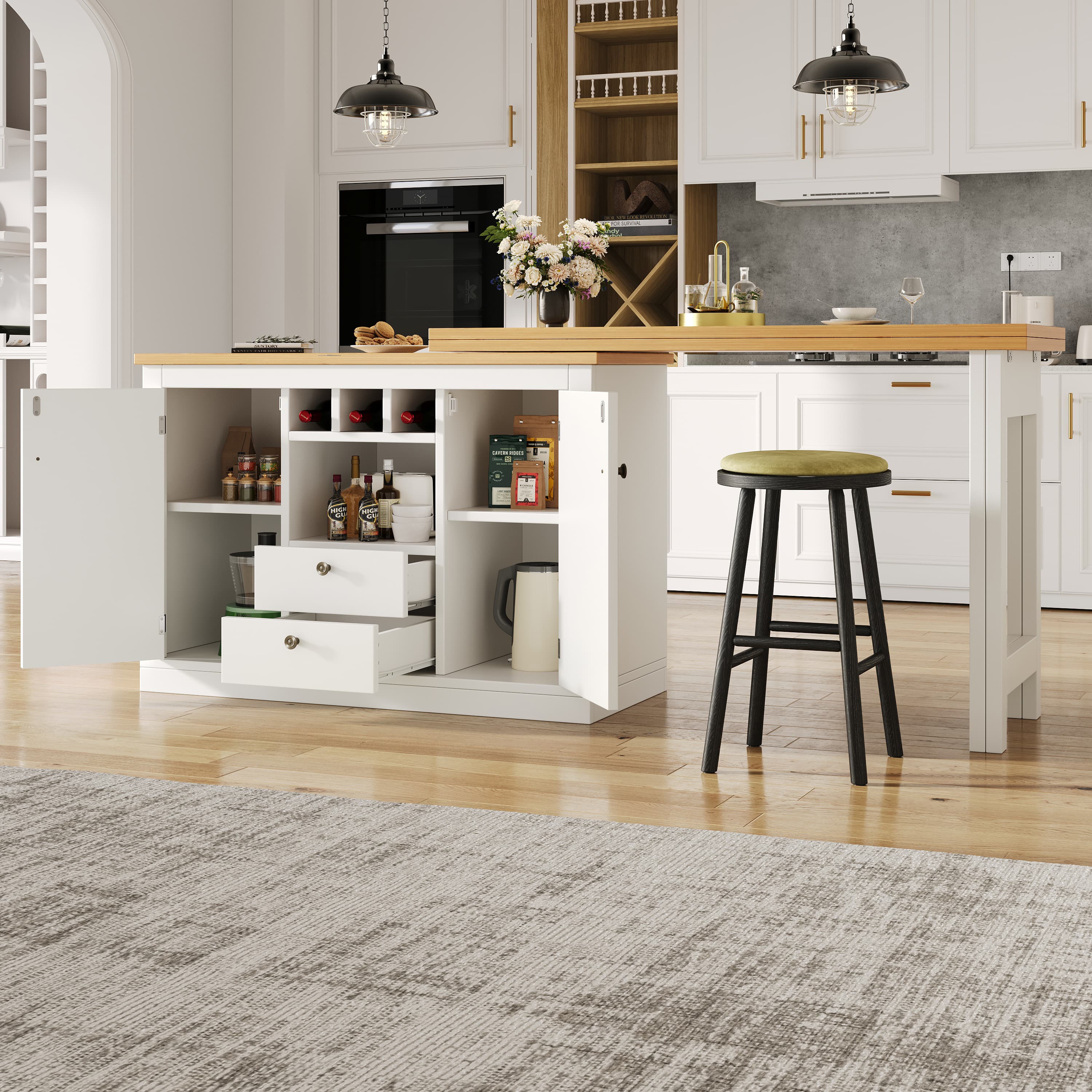 Swivelling Extendable Bar Table - image 3
