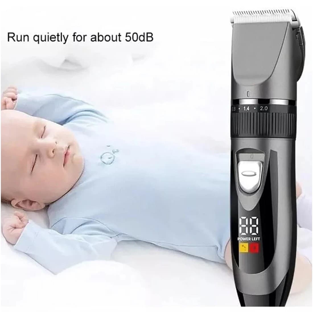 Cordless Rechargeable Hair Clippers and Trimmer Set for Men - image 8