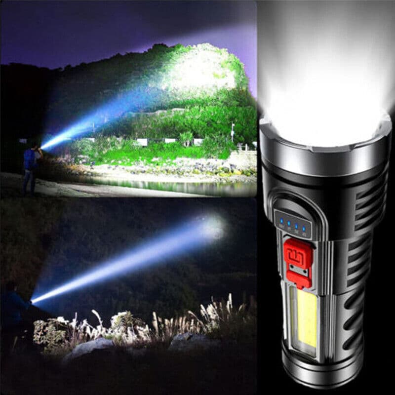 Rechargeable LED Torch for Camping and Outdoor Tasks - Default