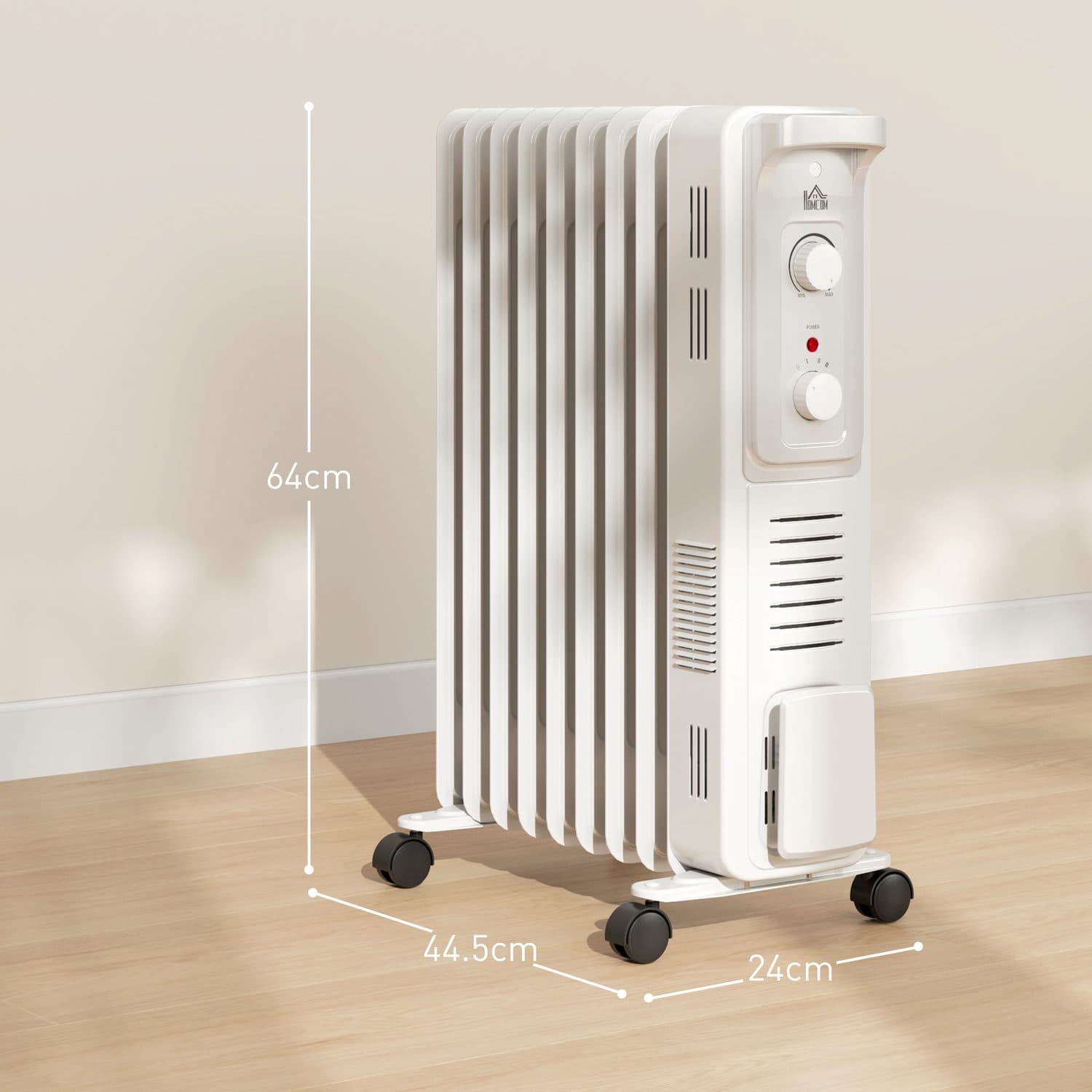 2000W Oil Filled Radiator for Effortless Heating - image 1