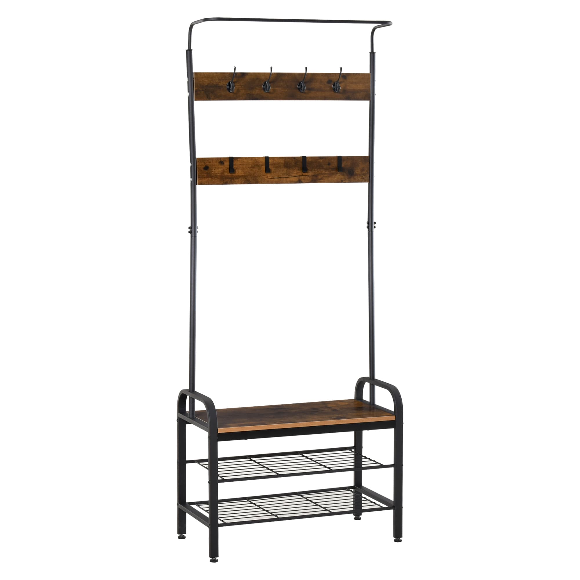 The hallway coat stand that does four jobs at once - Natural