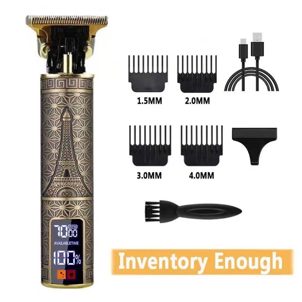Metal-Shell Cordless Hair Clippers for Men - image 10