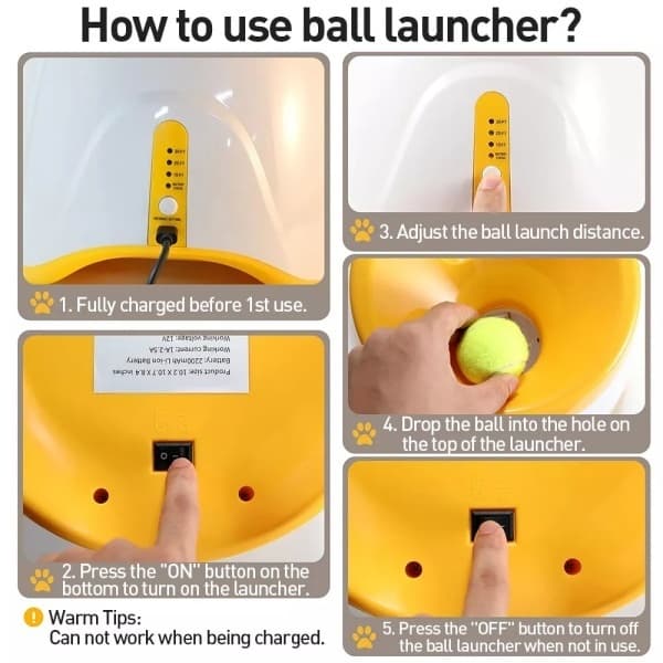 Automatic Ball Launcher for Dogs, Indoor & Outdoor - image 4