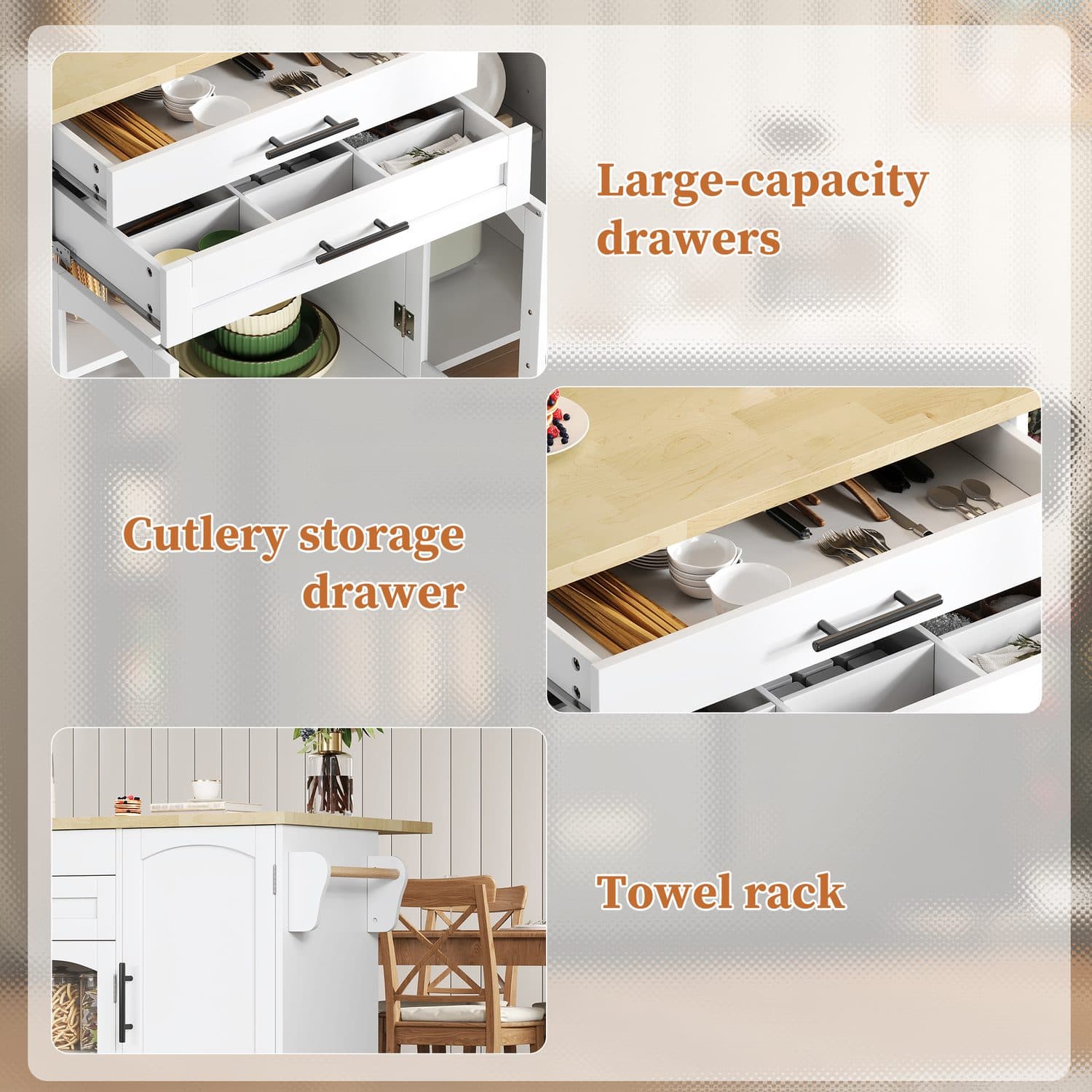 Foldable Kitchen Island - image 4