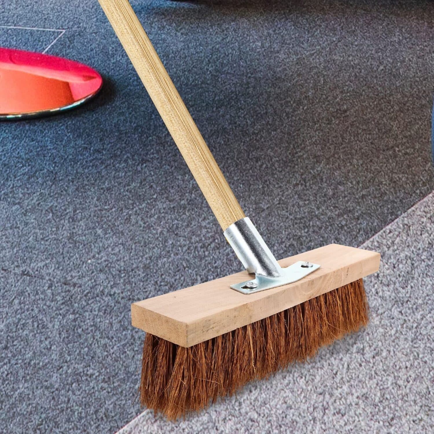 Heavy duty garden broom head for patios and yards - image 5