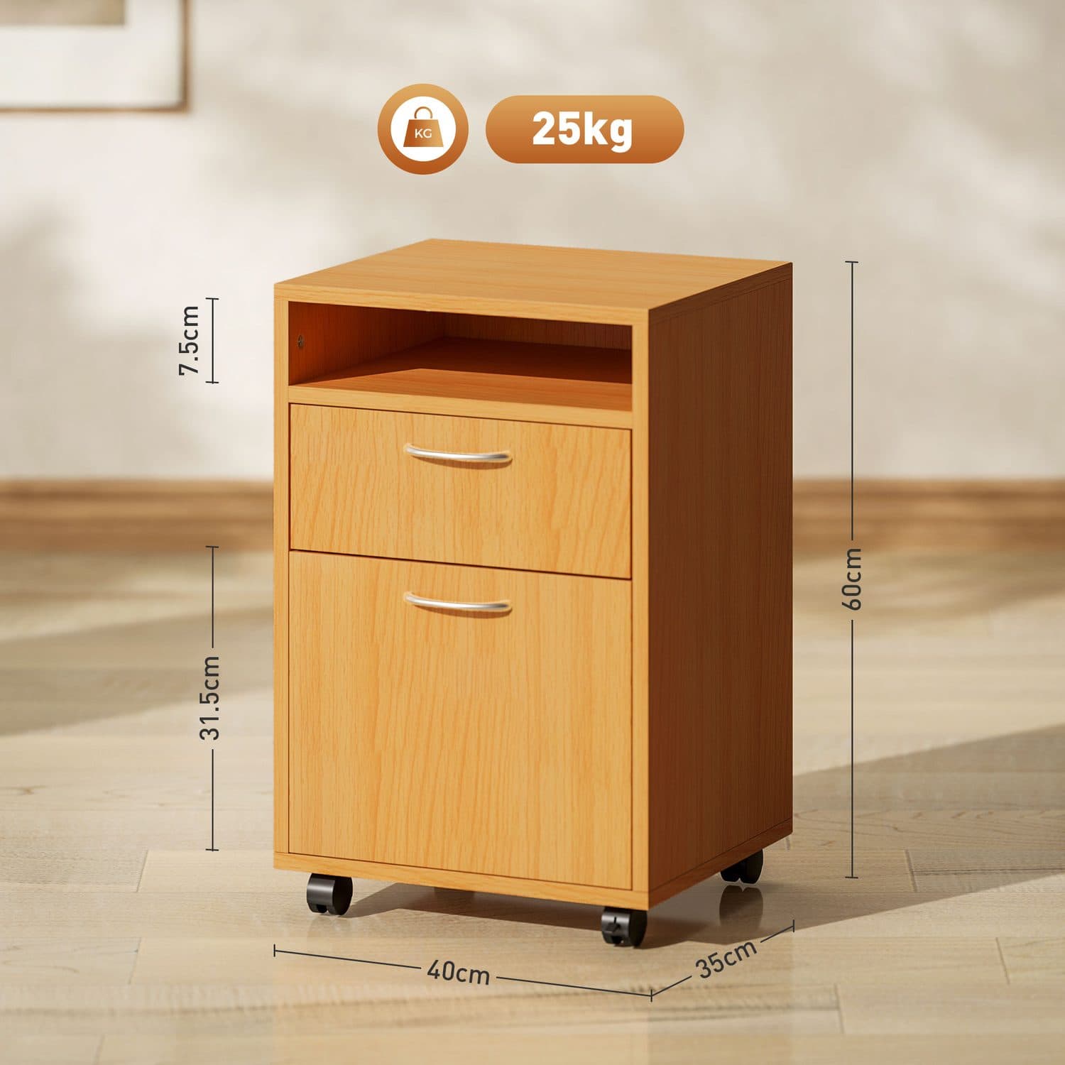 Keep paperwork organised with a compact filing cabinet - image 3