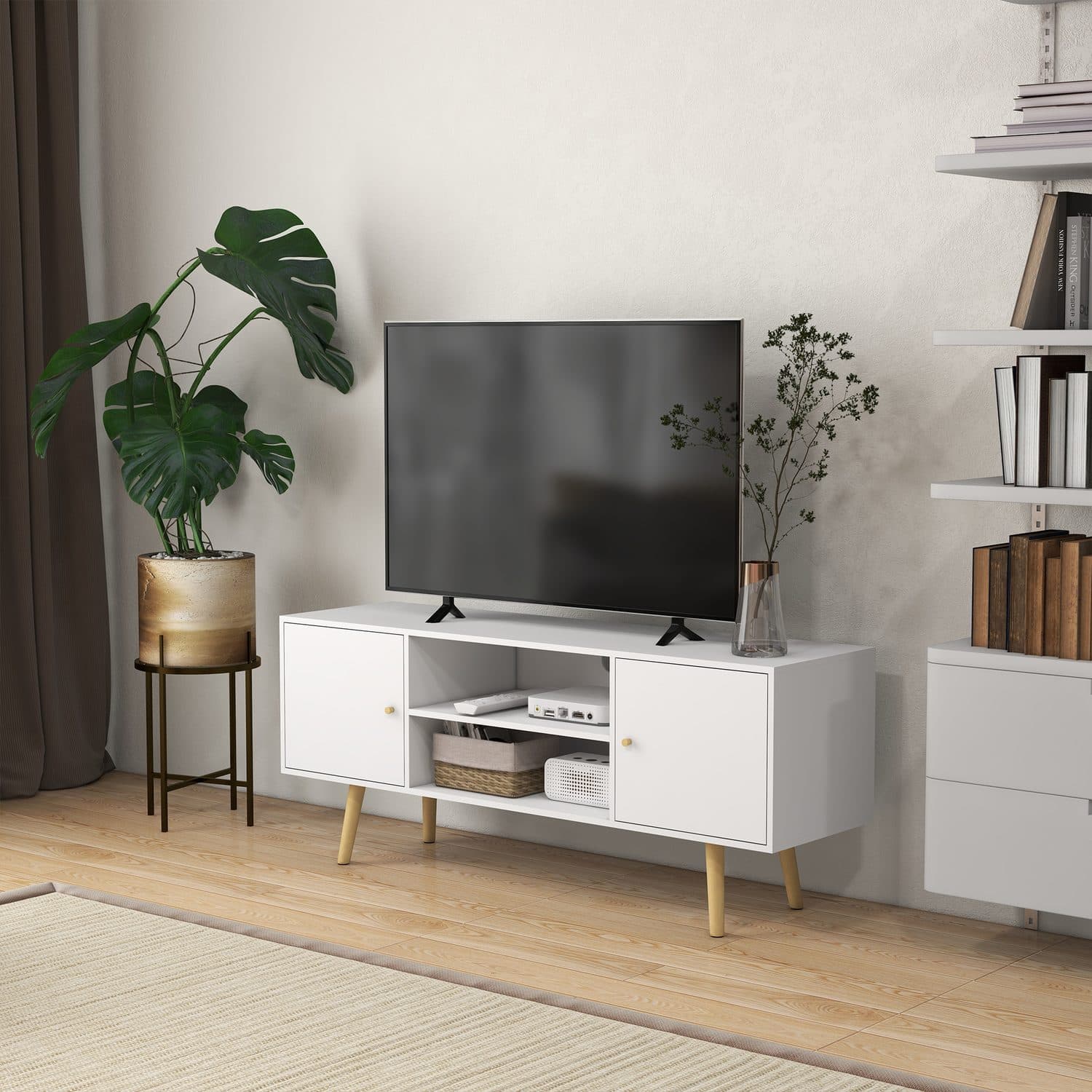 White 55-Inch TV Unit - image 5