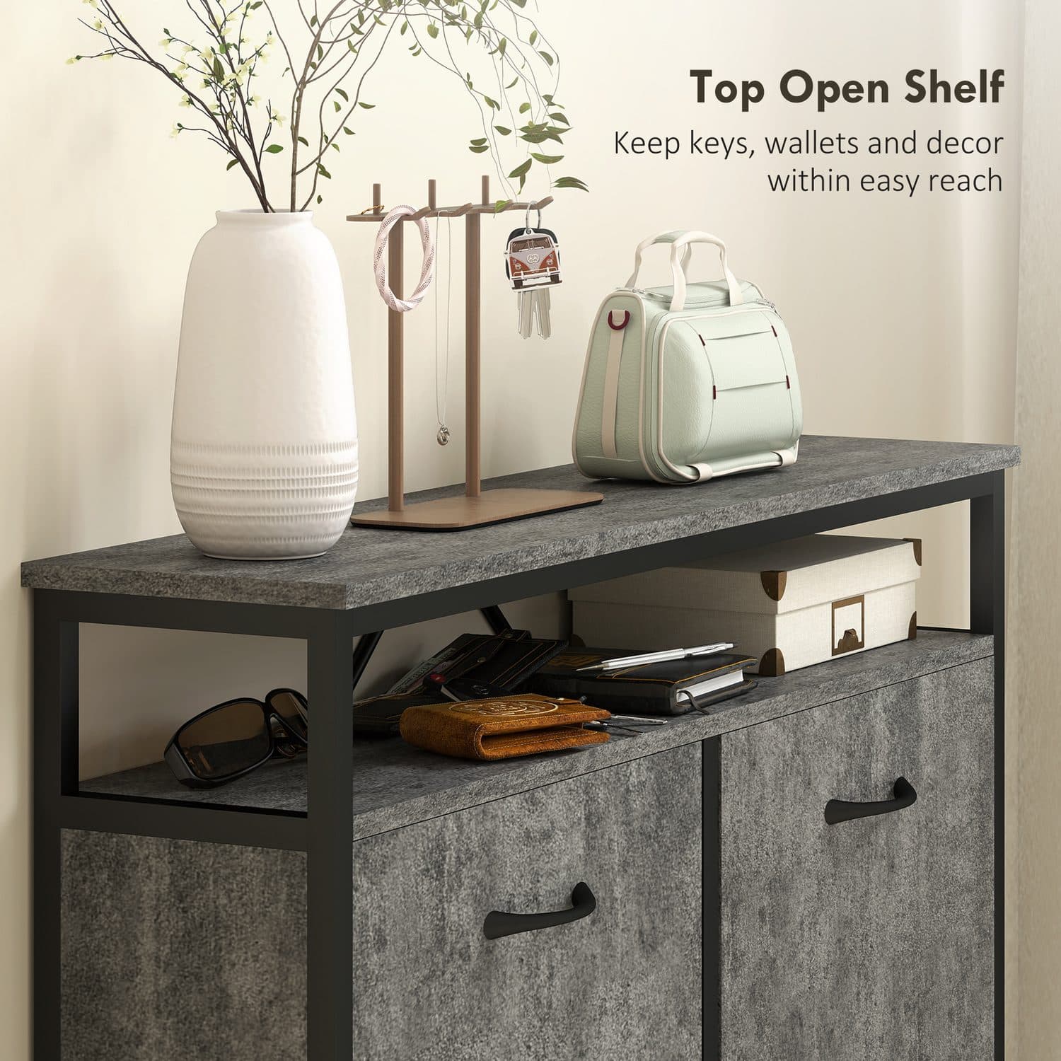 Slim Industrial Shoe Cabinet - image 2