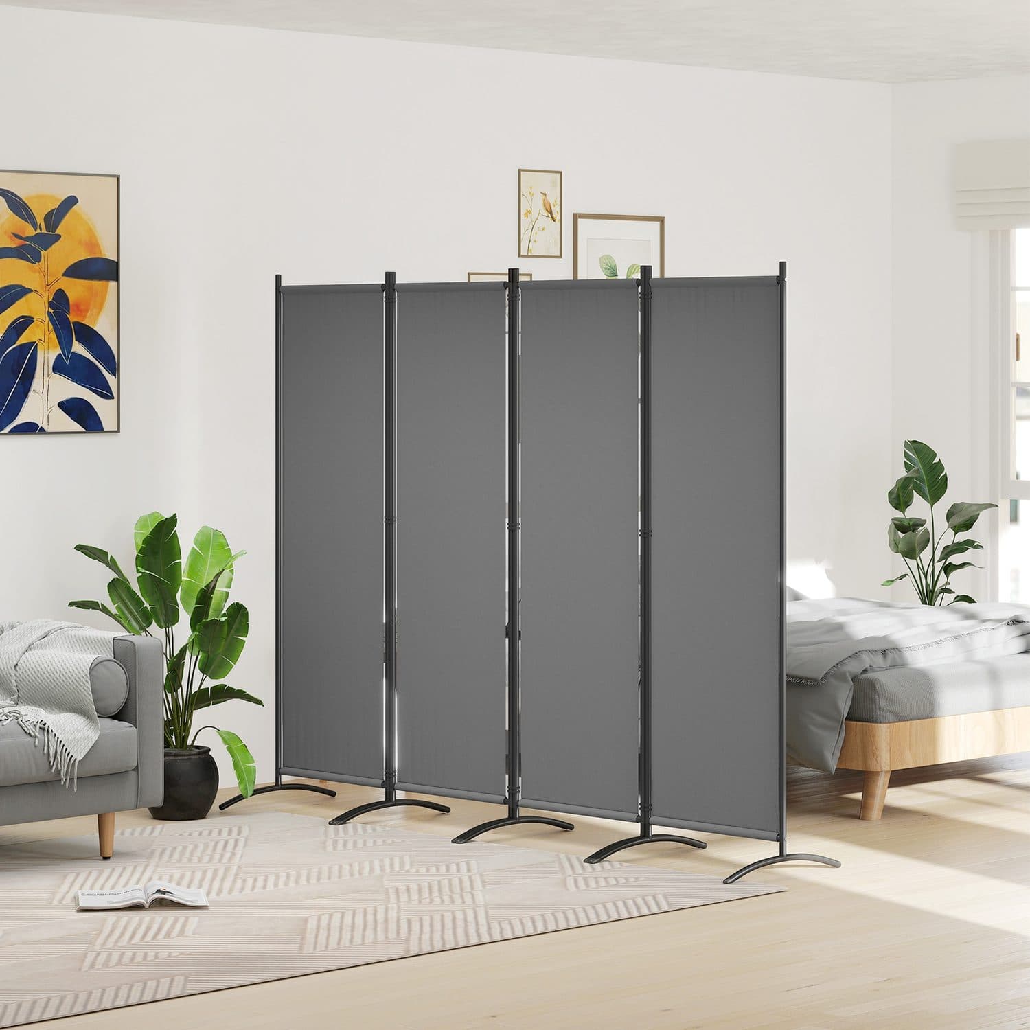 4-Panel Folding Room Divider - image 2