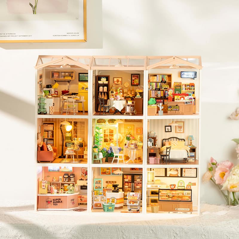 Build-Your-Own Miniature Tea Garden Kit with Lights - image 3