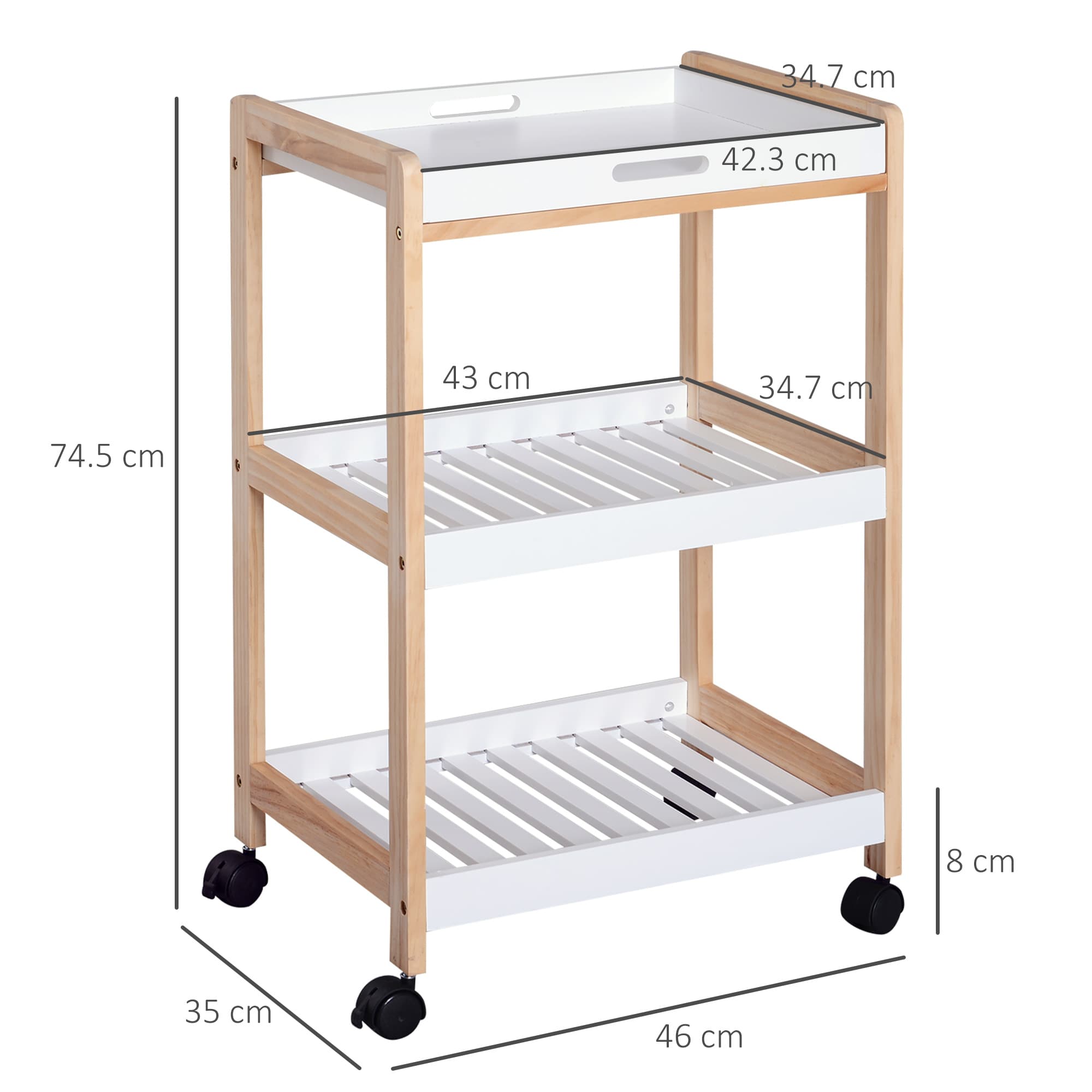 A Compact Kitchen Trolley That Goes Where You Need It - image 3