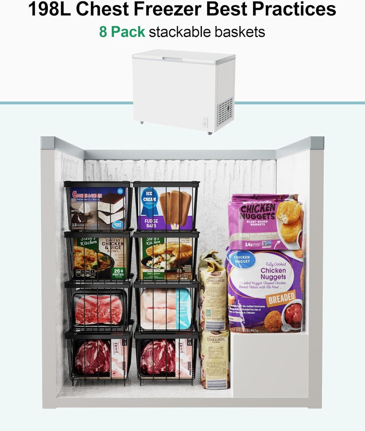 Chest Freezer Baskets That Let You Reach the Bottom Without Unloading Everything - image 9