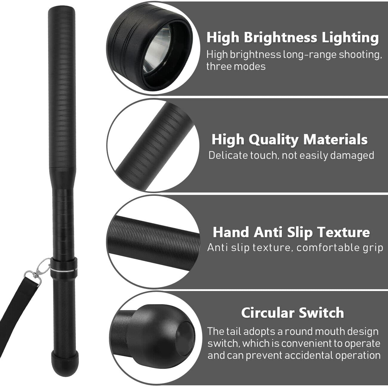 Carry a long LED torch with high, low and strobe modes - image 7