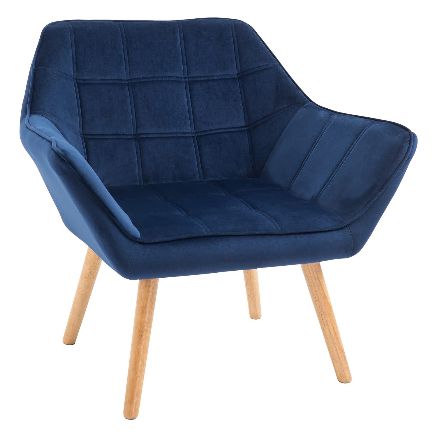 Navy Accent Armchair - Blue