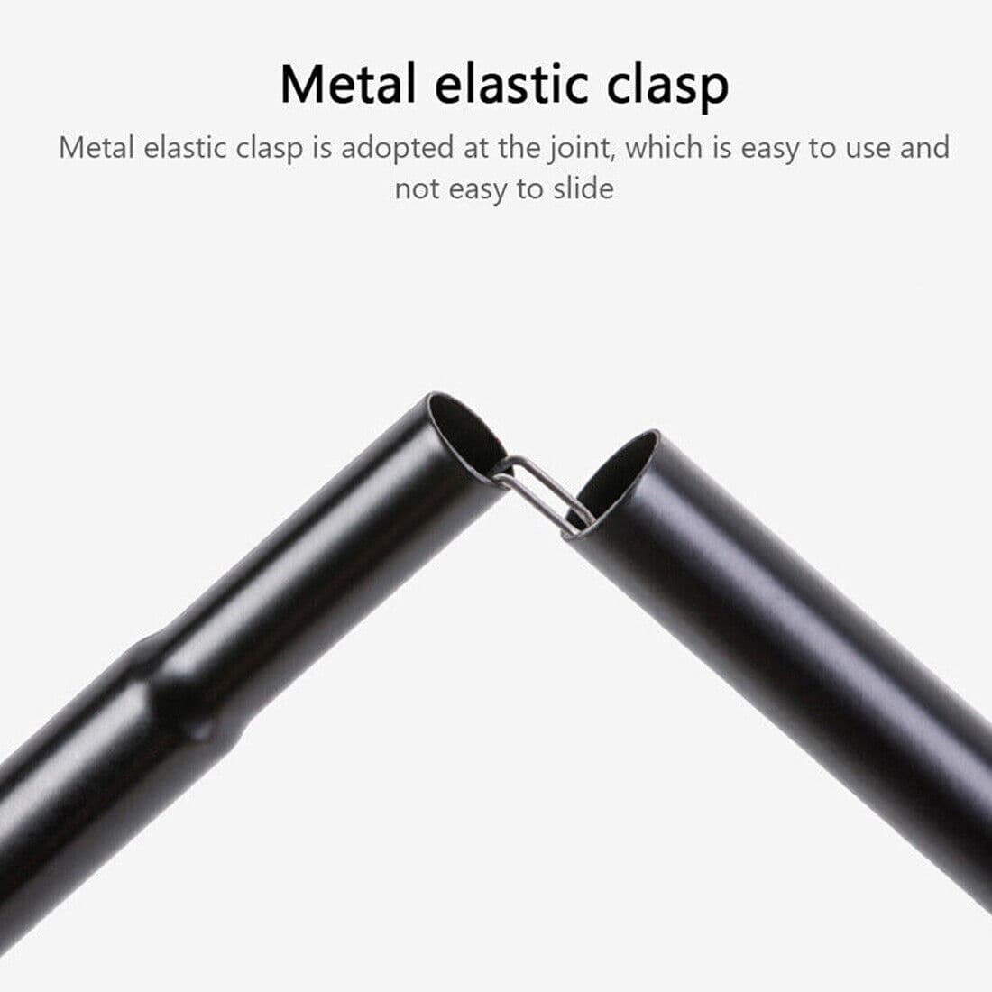 Two Adjustable Steel Poles for Tarps and Camping Shelters - image 1