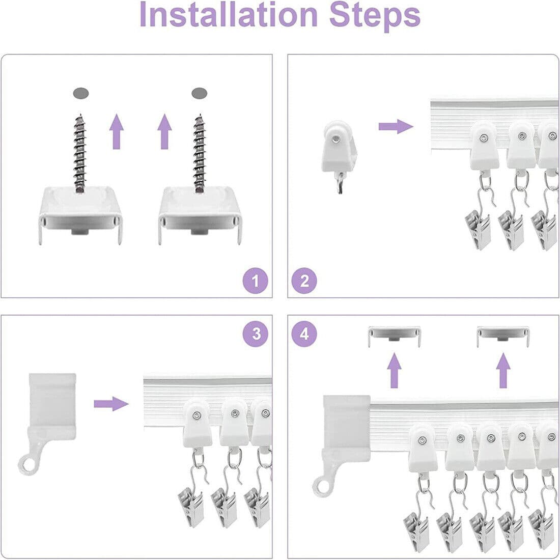 Hang Any Curtain Shape with a 5m Flexible Ceiling Track - image 2