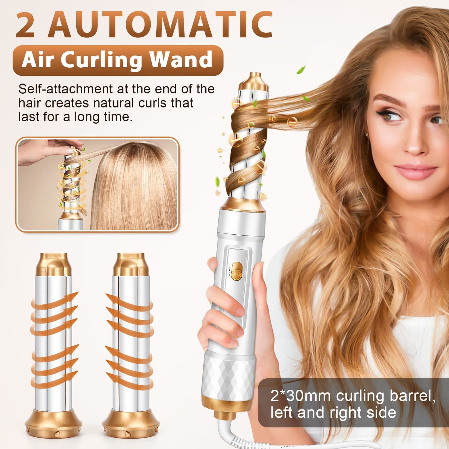 Complete 5-in-1 Hot Air Styling Brush for Salon-Style Results - image 1