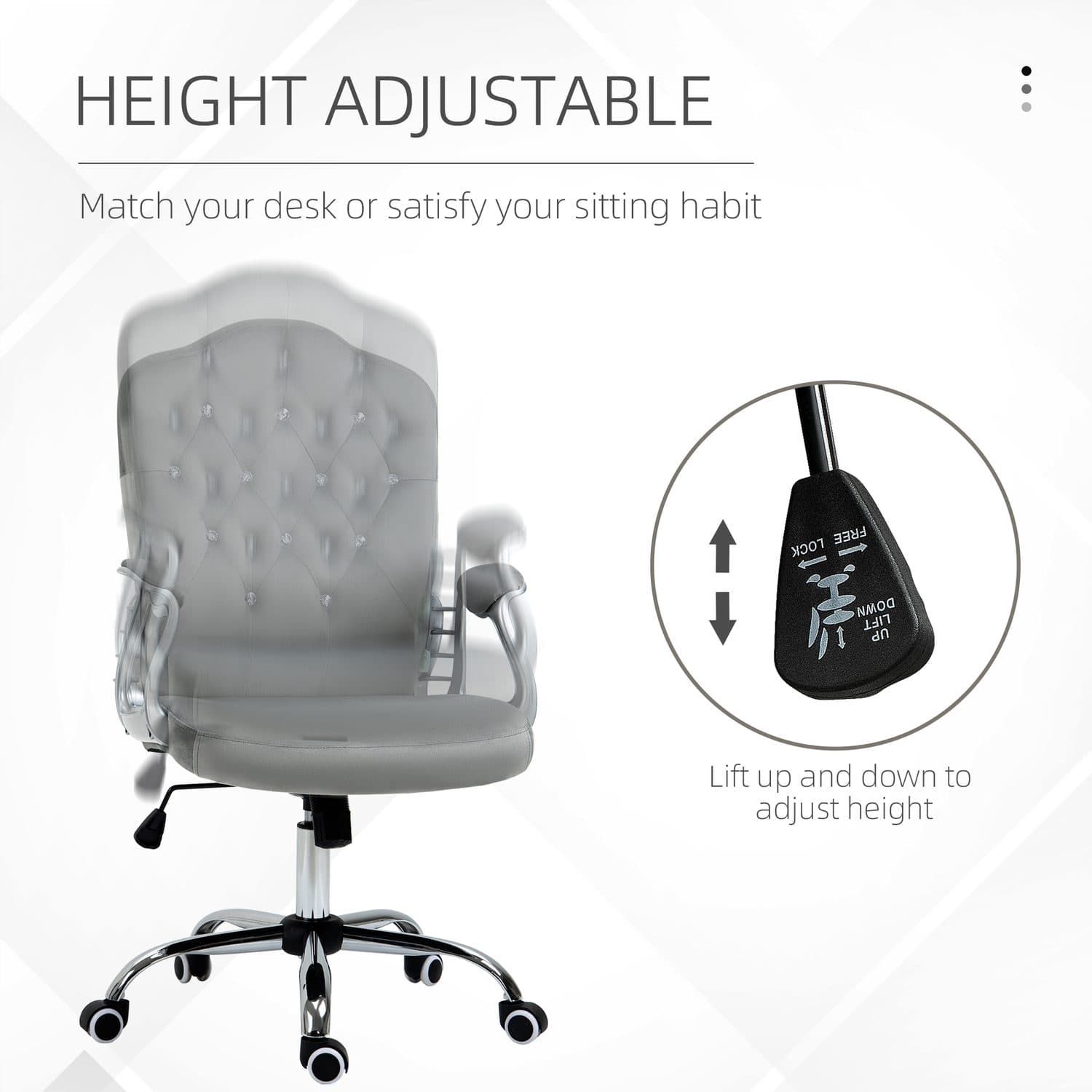 Grey Velvet Chair - image 1