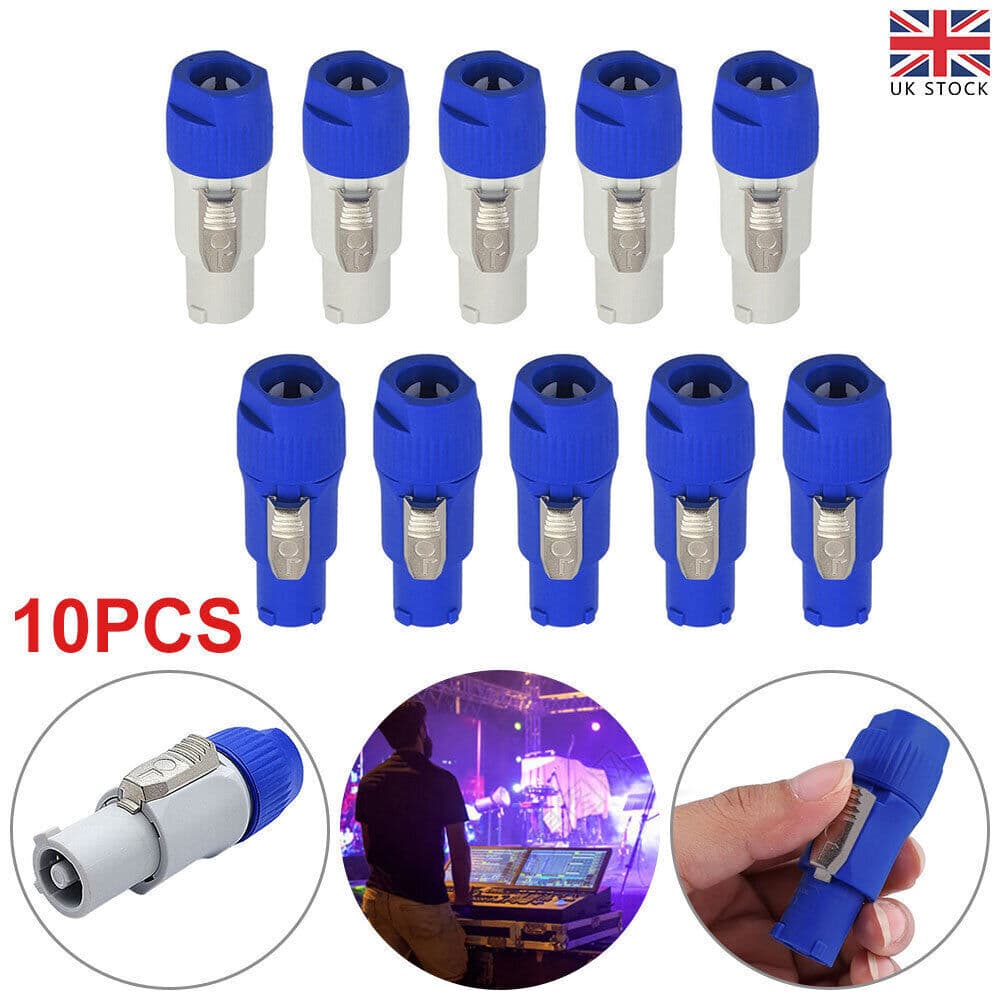10 Piece Blue Electrical Connector Set - image 9
