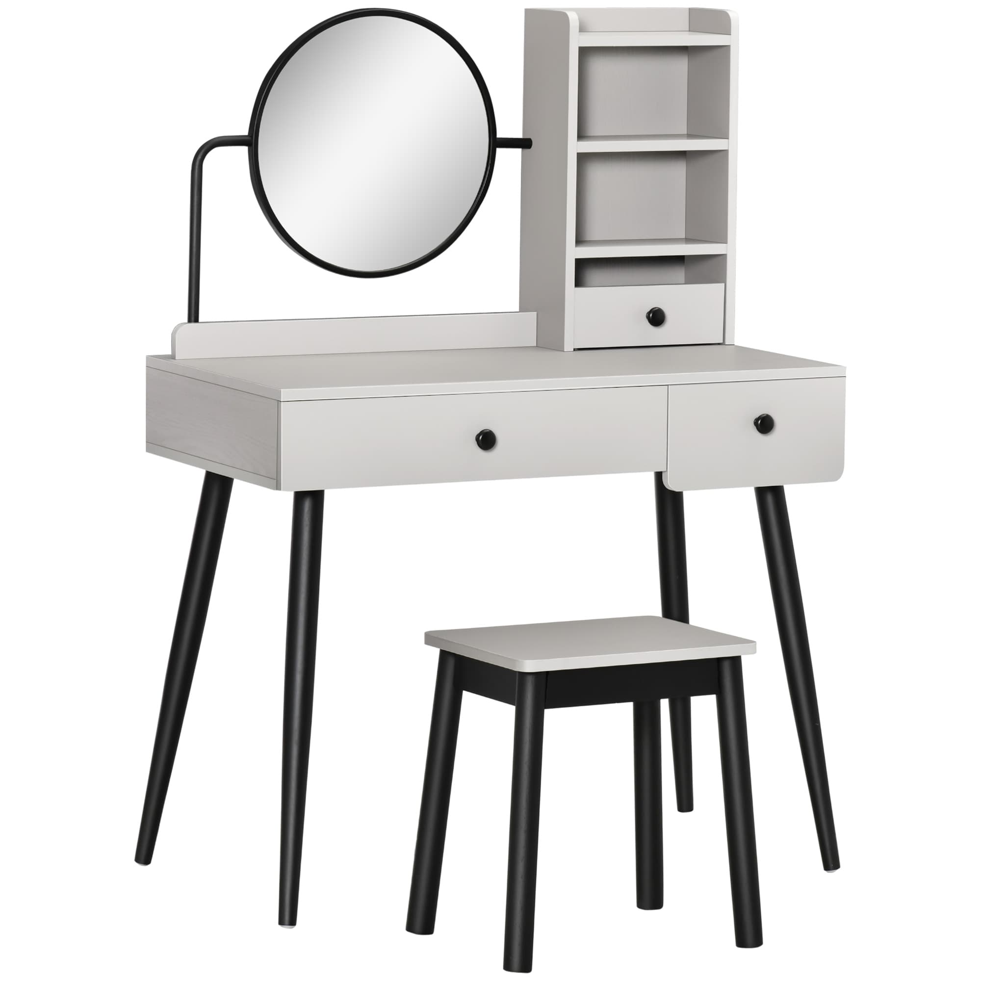 Grey Vanity Set - Gray