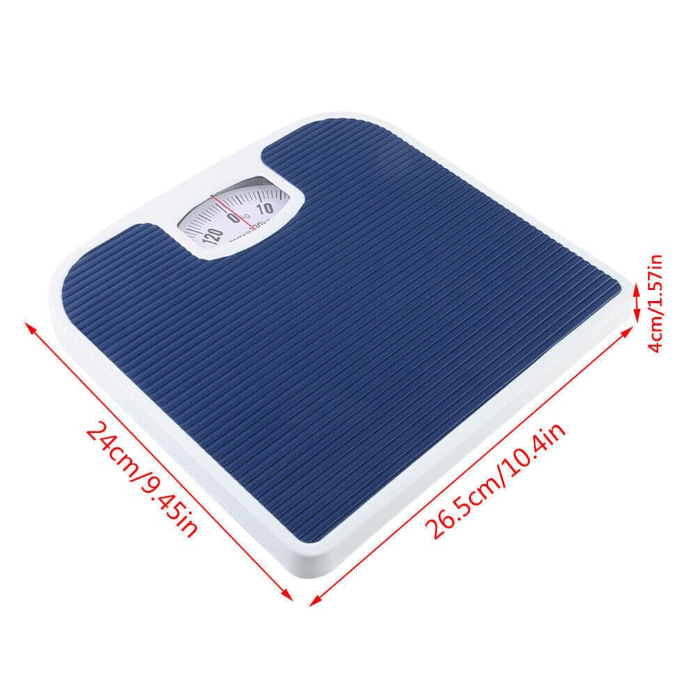 Simple Mechanical Bathroom Scale with 130kg Dial - Default