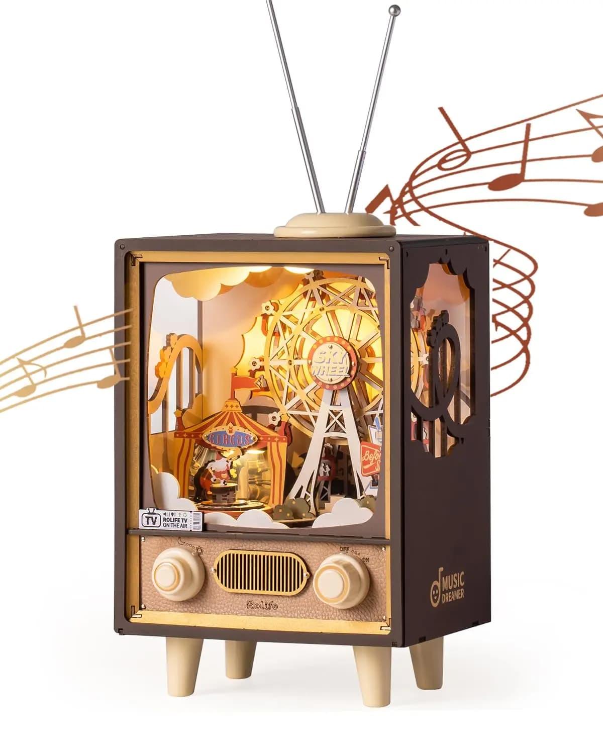 Build-Your-Own Circus Music Box with Ambient Light