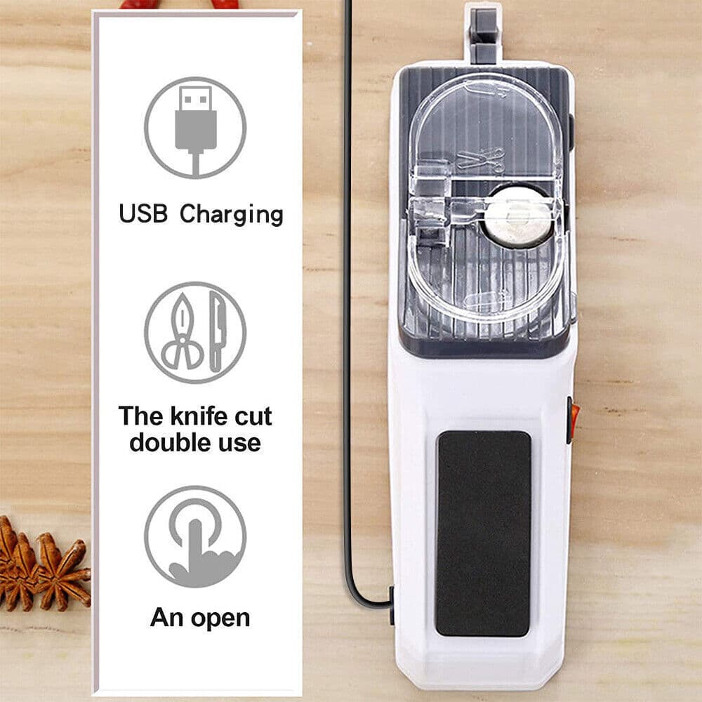 USB Electric Knife Sharpener: Perfect Knives & Scissors in Seconds - image 1