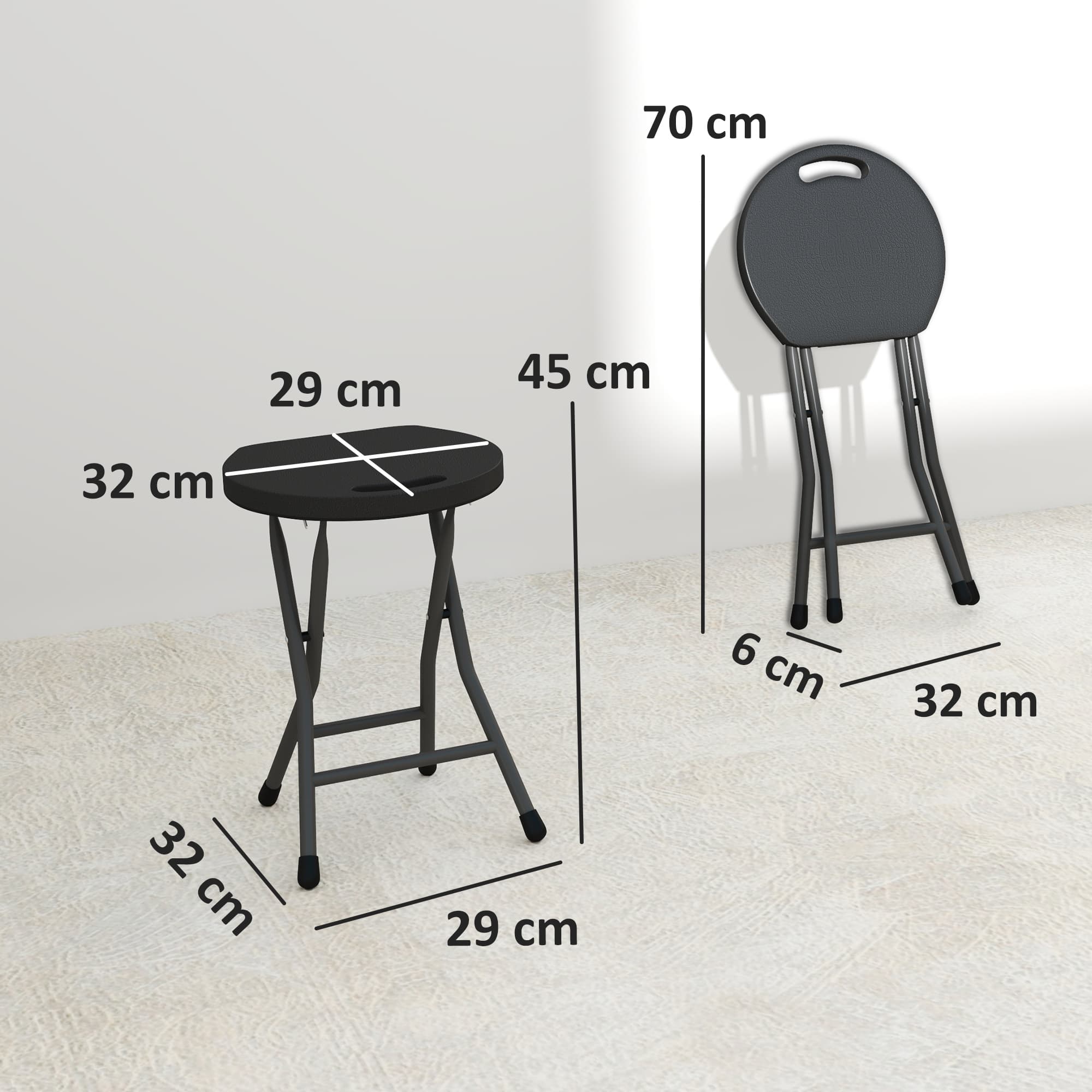 Four Folding Stools Ready to Go Wherever You Need Them - image 2