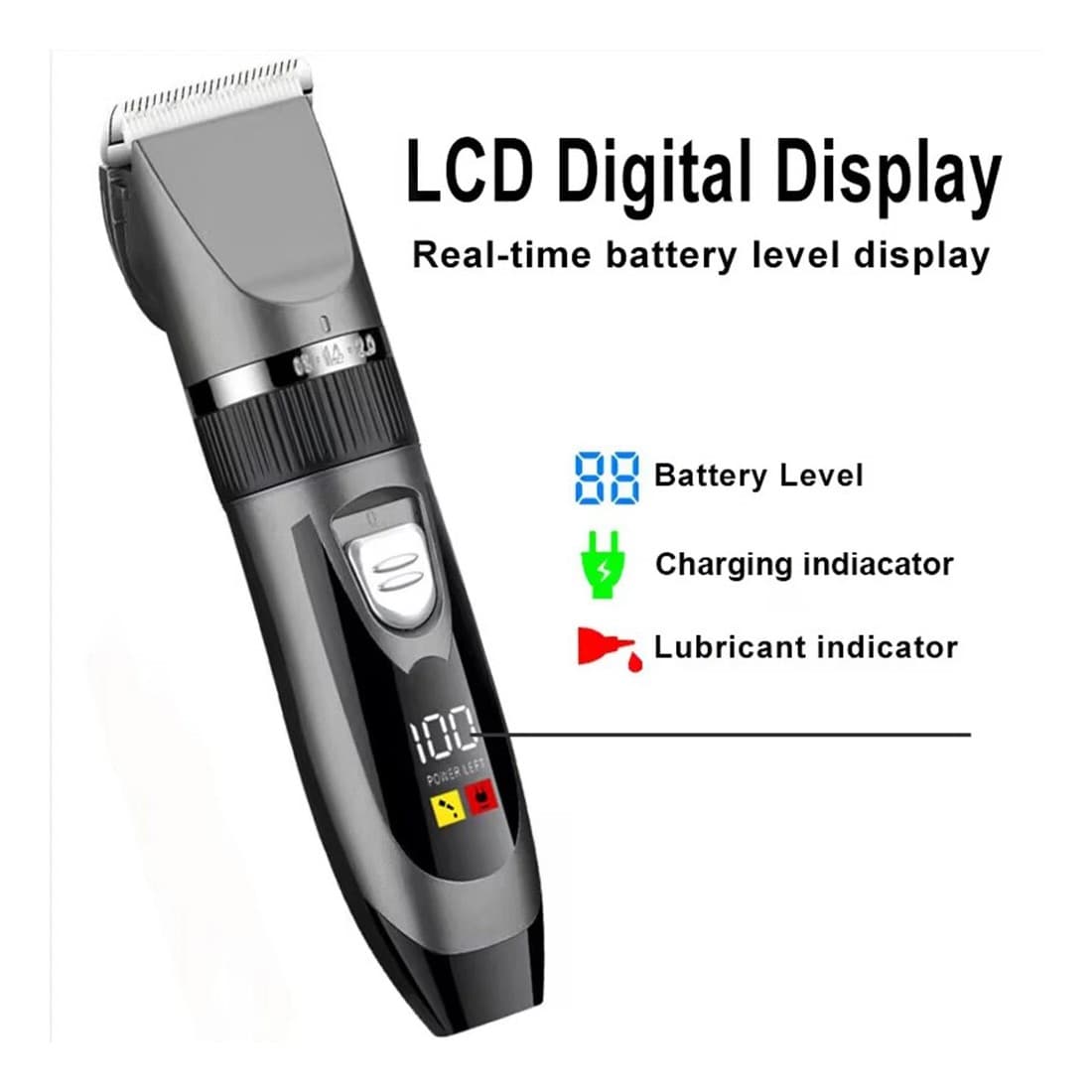Cordless Rechargeable Hair Clippers and Trimmer Set for Men - image 6