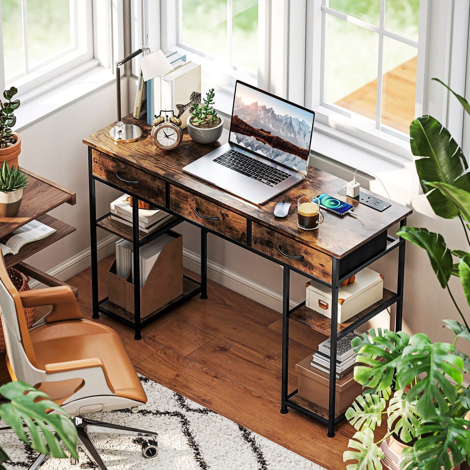 120cm Desk with Power Outlets - image 4