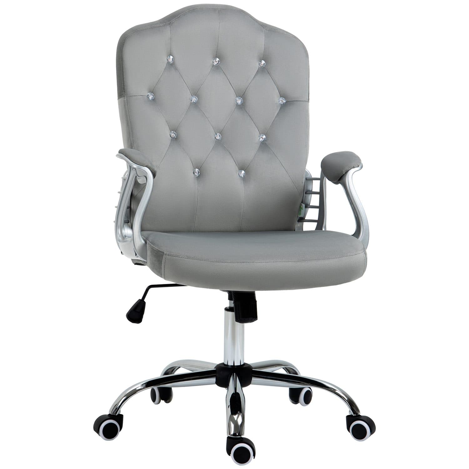 Grey Velvet Chair - Grey