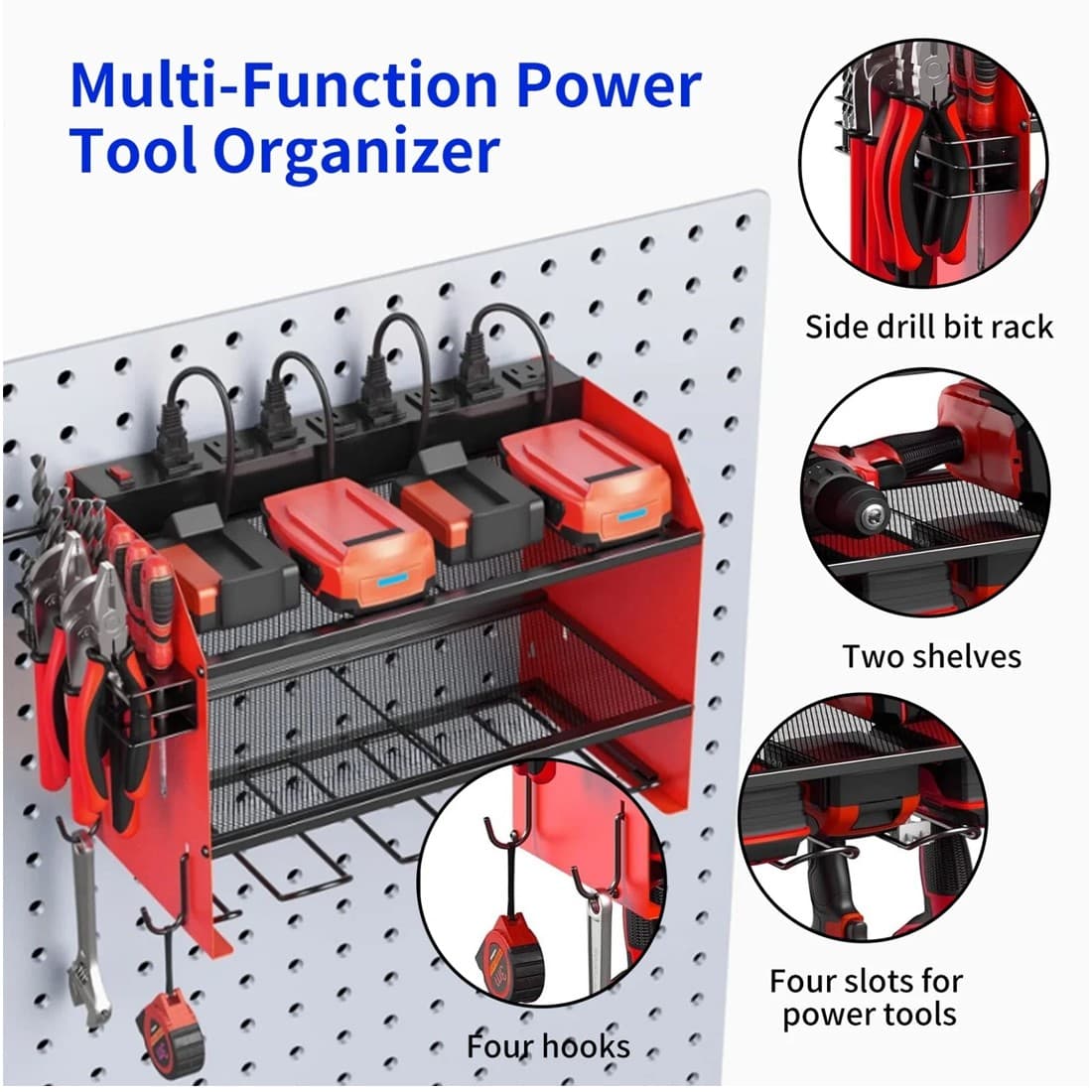 Keep drills and hand tools organised on the wall - image 7