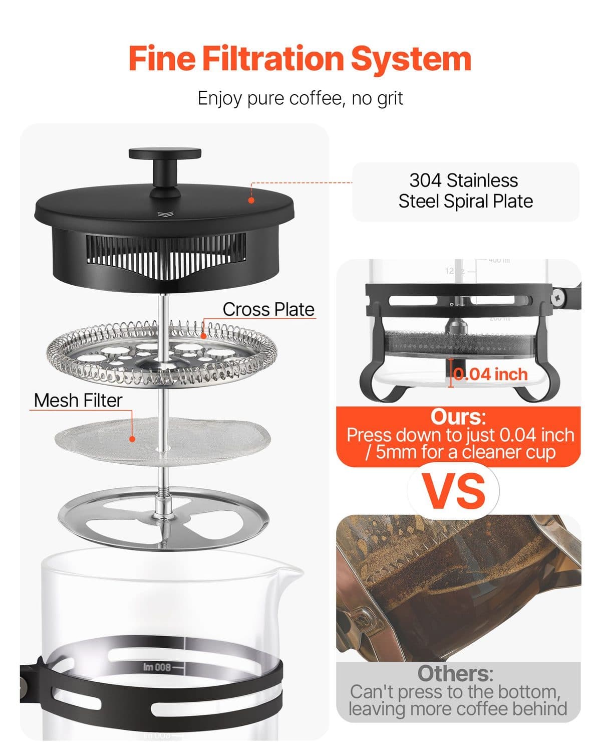 1L Glass French Press for Effortless Brewing - image 4
