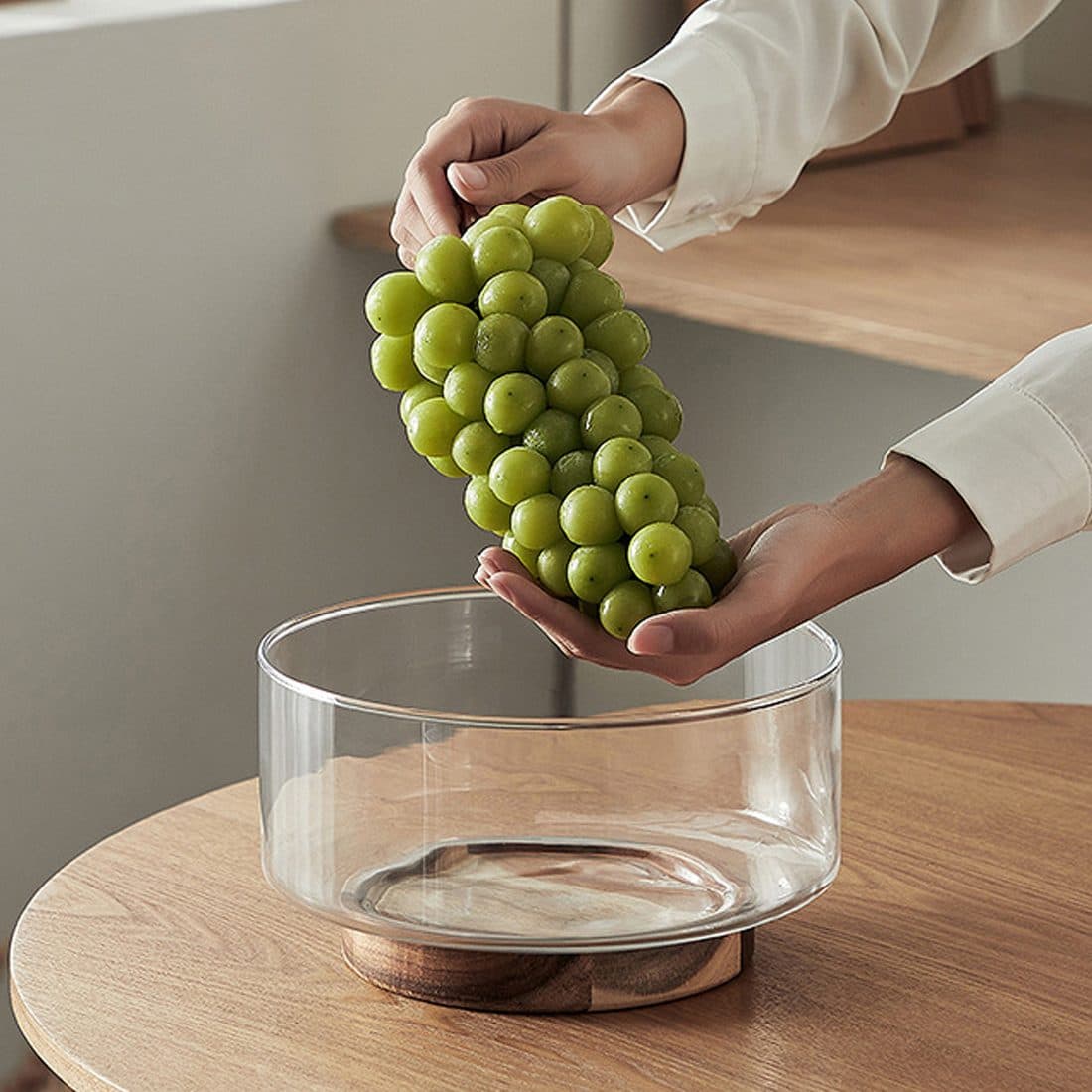 A Glass Bowl and Wooden Spoon Set for the Modern Table - image 8