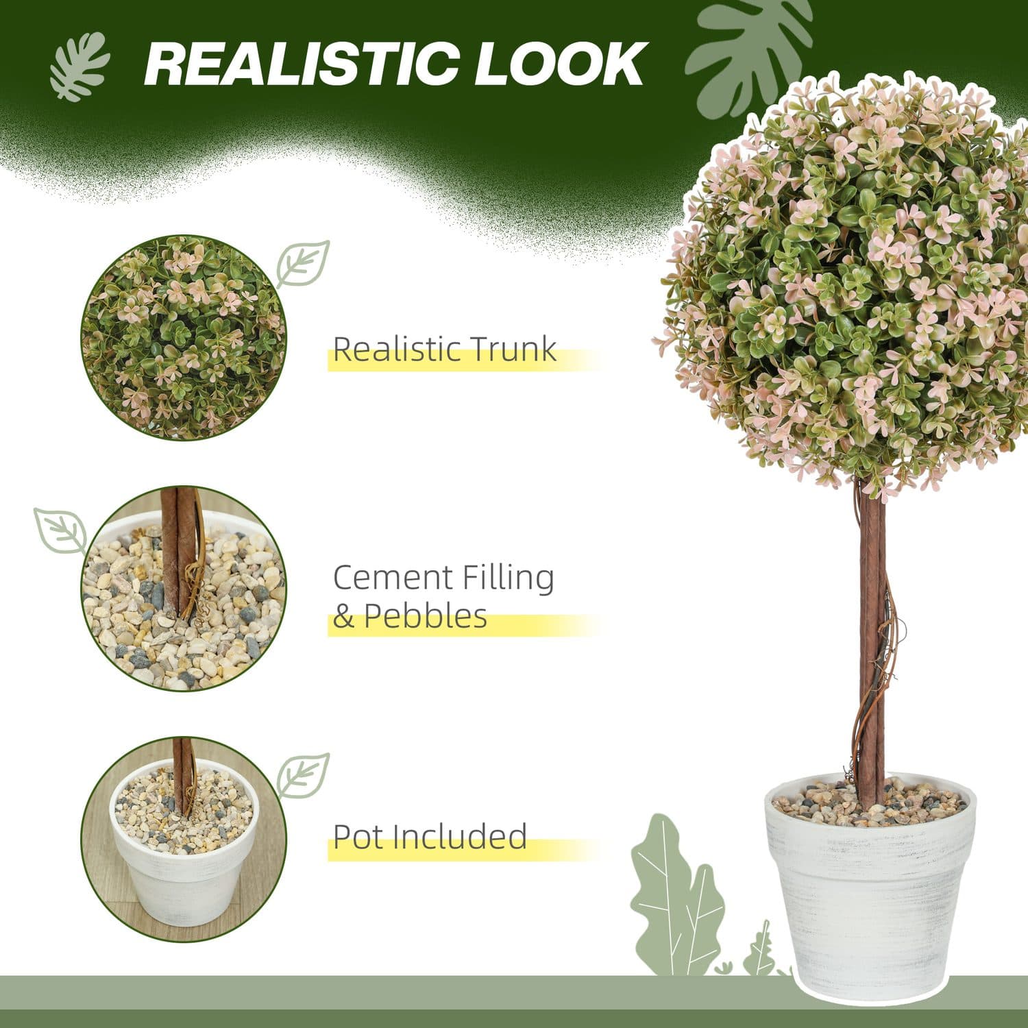 Two 60cm Artificial Murraya Plants for Easy Greenery - image 4