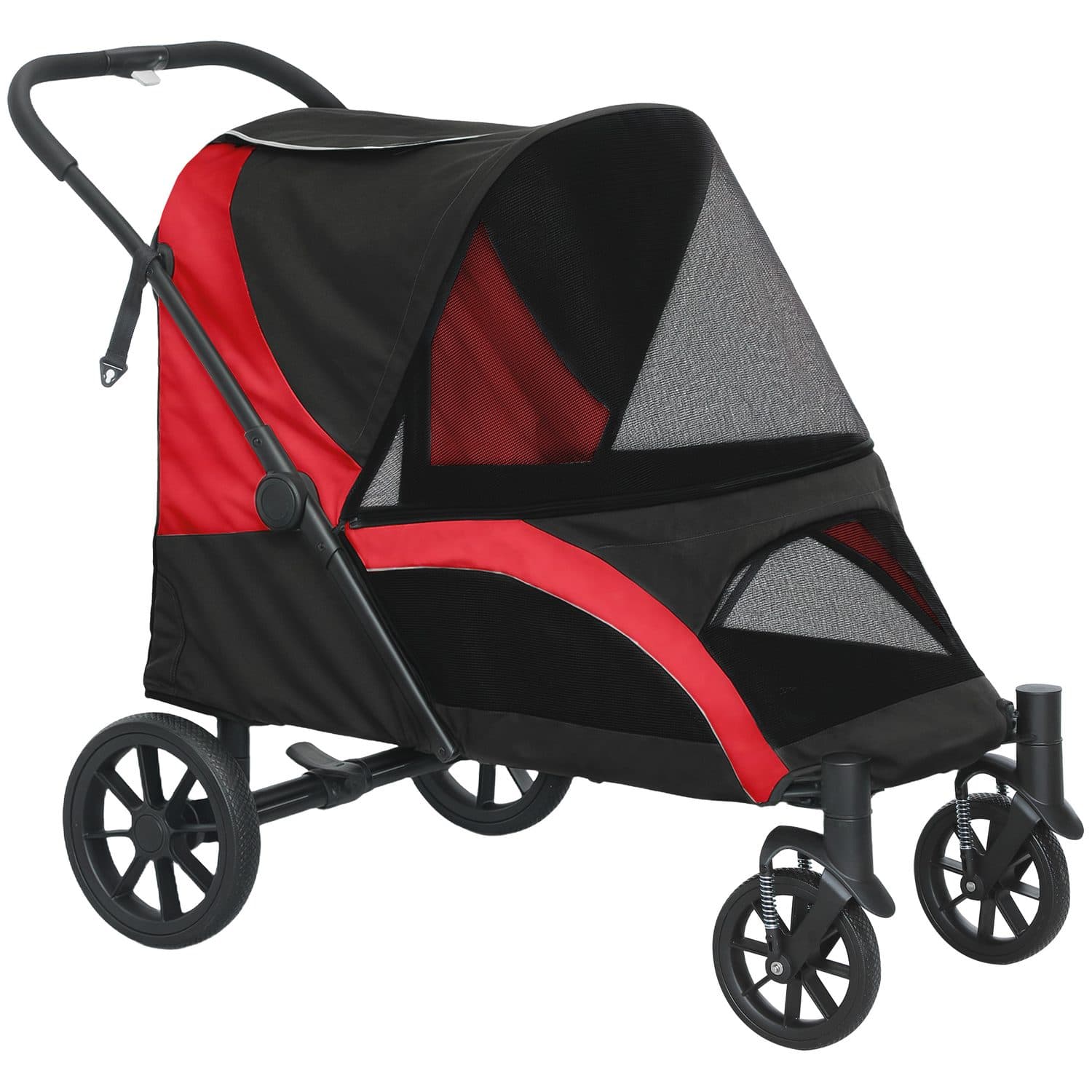 Foldable Pet Stroller for Large Dogs, Up to 30kg