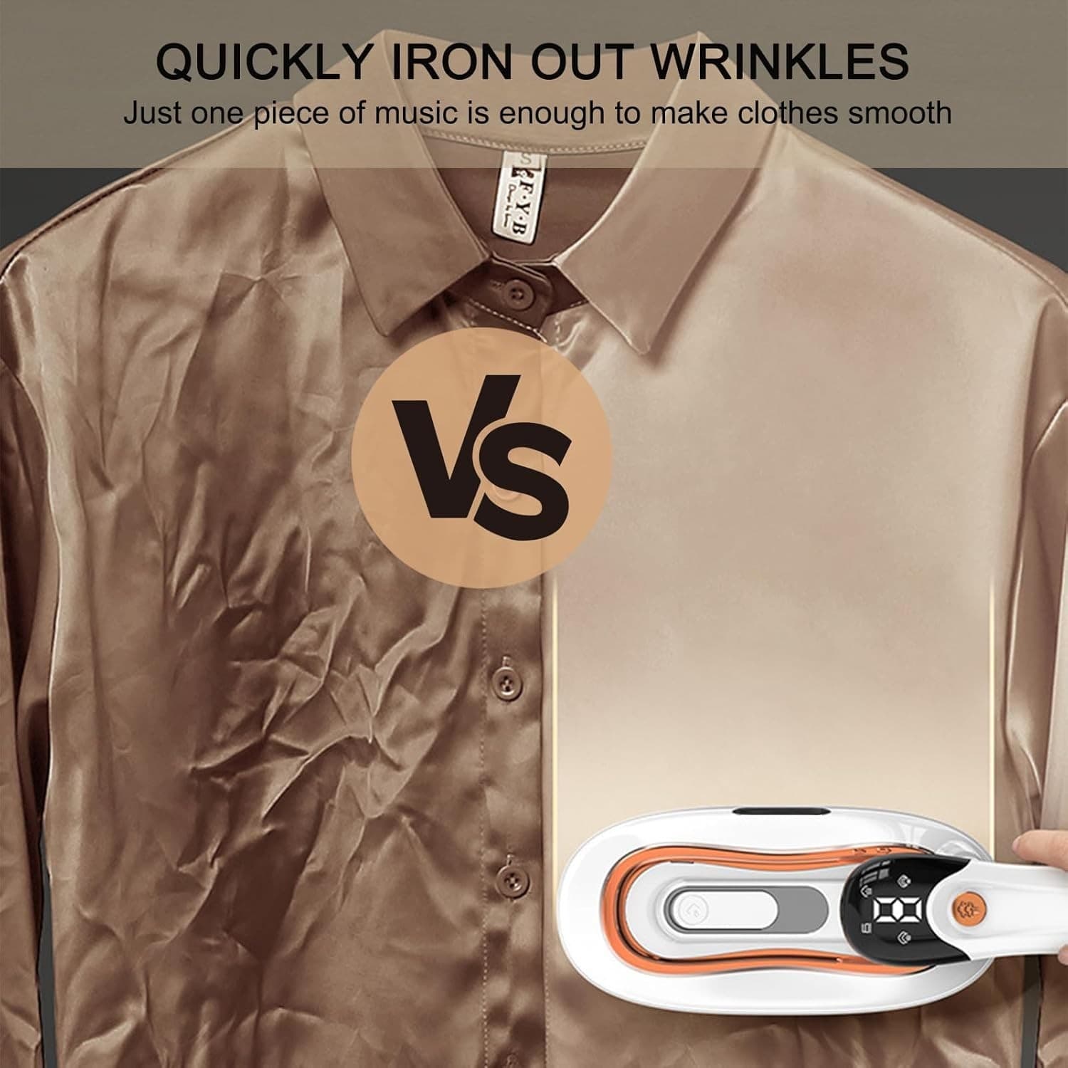 Powerful 1200W Handheld Garment Steamer & Iron - image 1