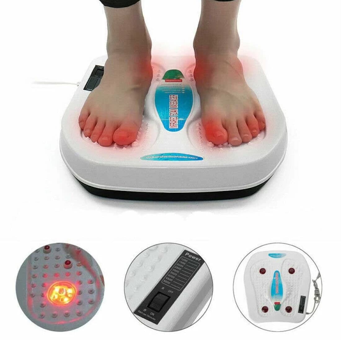 9-Mode Heated Vibration Massager for Feet and Legs - image 3