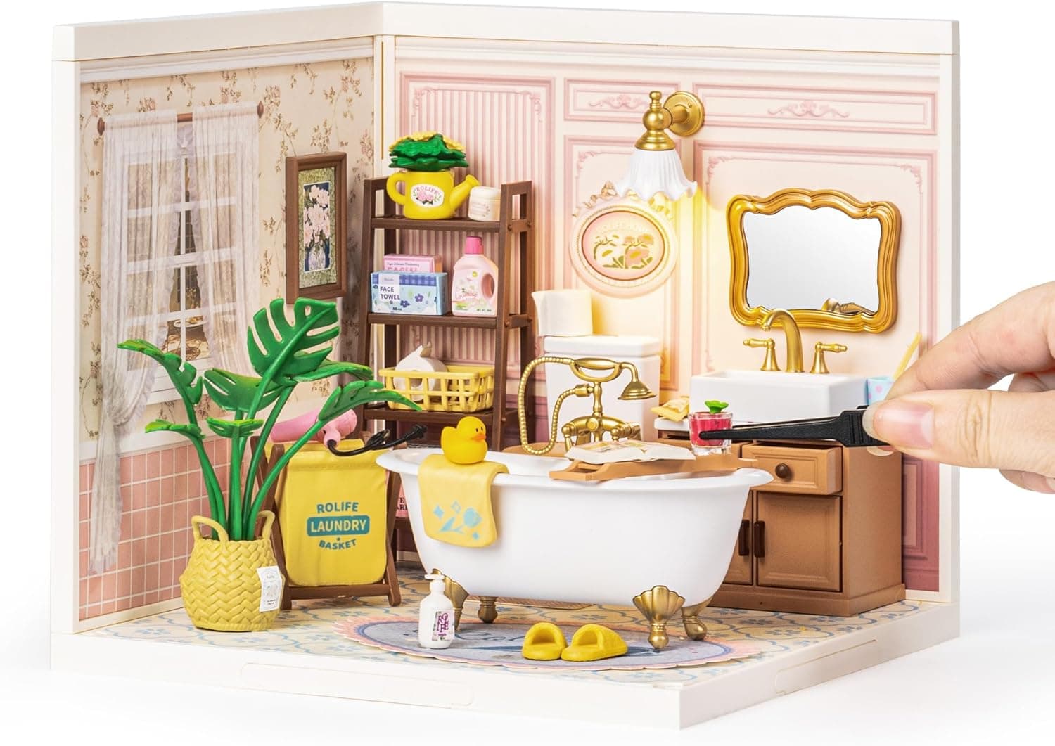 DIY Miniature Kit: Pop Bubble Bathroom Scene - image 4