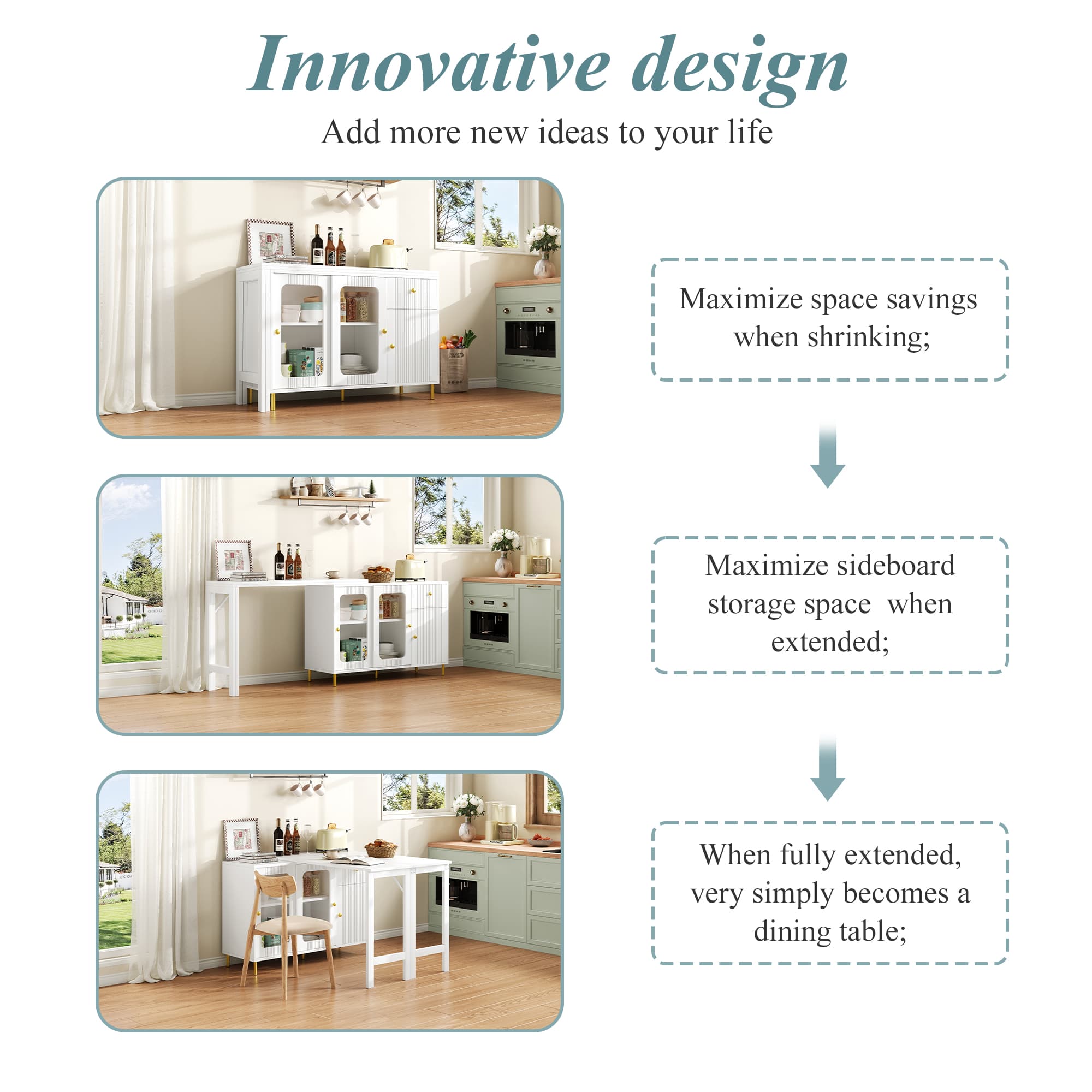Extendable Bar & Dining Table - image 1