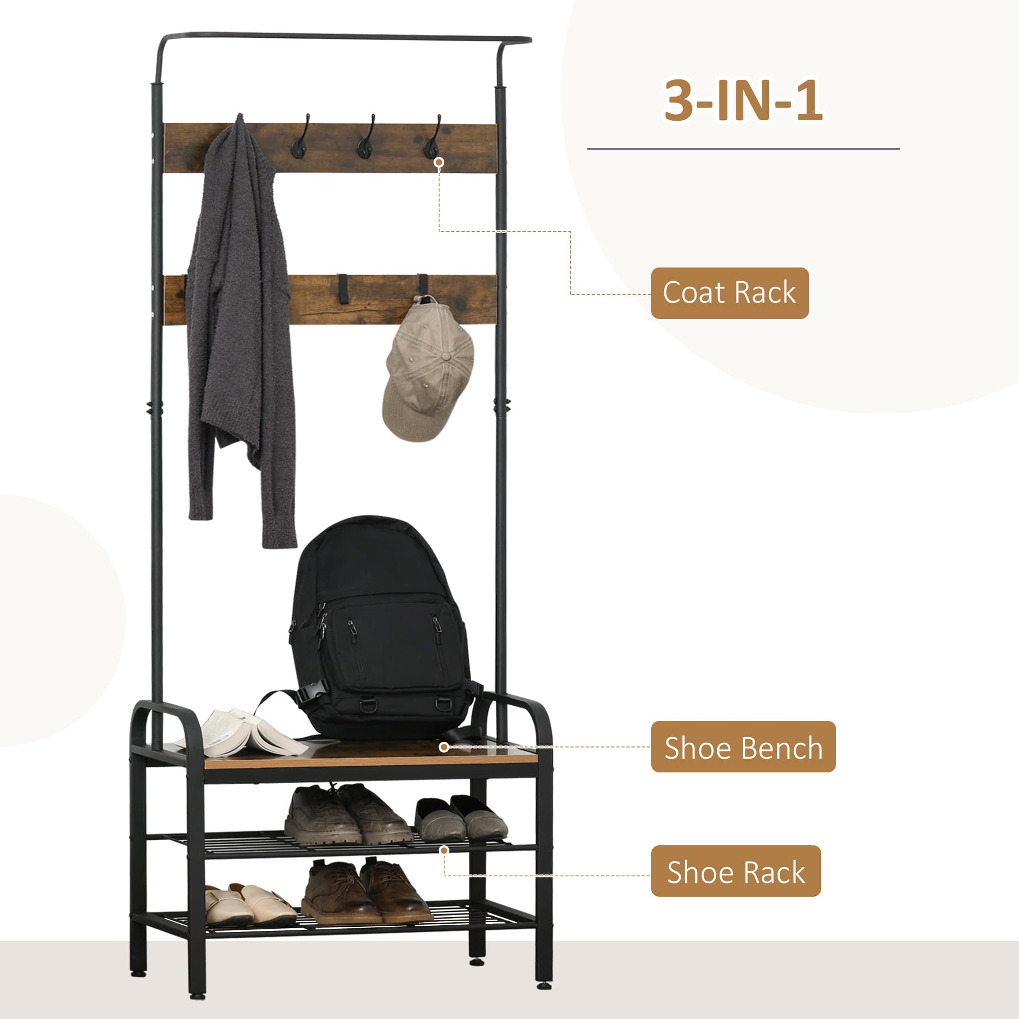 The hallway coat stand that does four jobs at once - image 2
