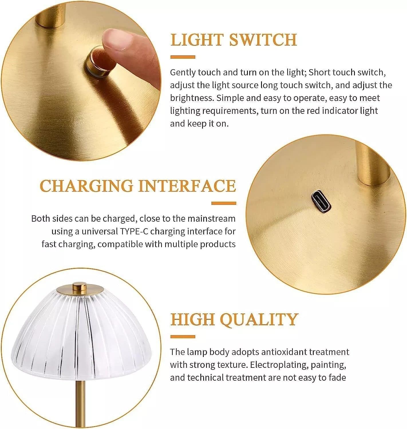 Cordless Vintage LED Lamp - image 2