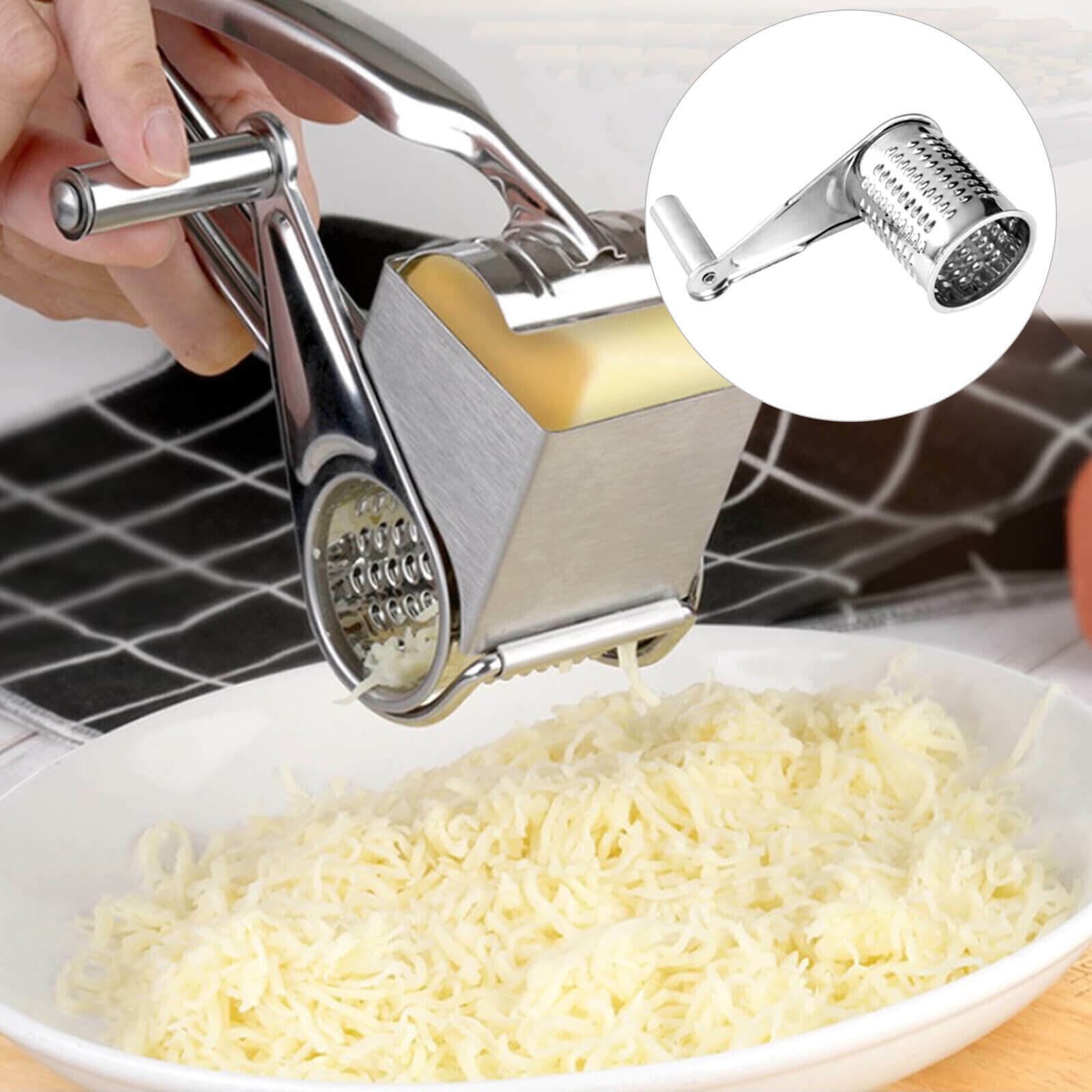 Rotary Cheese Grater with 3 Swappable Grating Drums - image 6