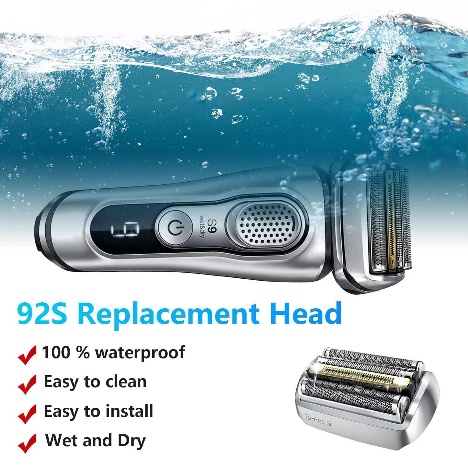 Replacement Shaver Head Compatible With Braun Series 9 - image 6
