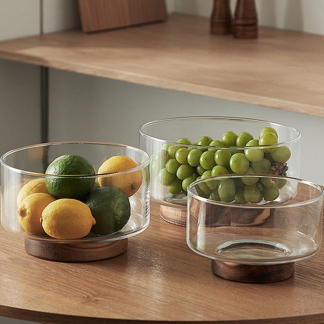 A Glass Bowl and Wooden Spoon Set for the Modern Table - image 4
