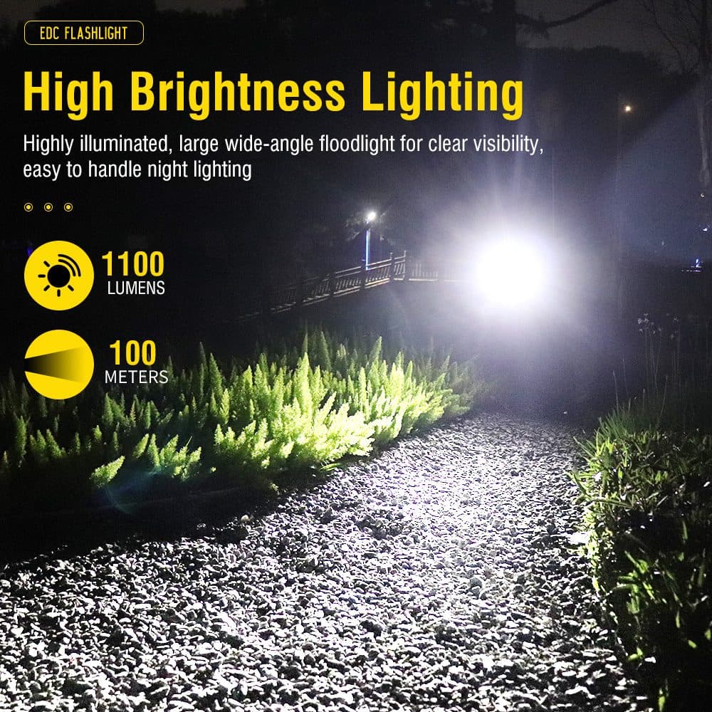 Pocket-ready 1100 lumen EDC flashlight torch - image 10