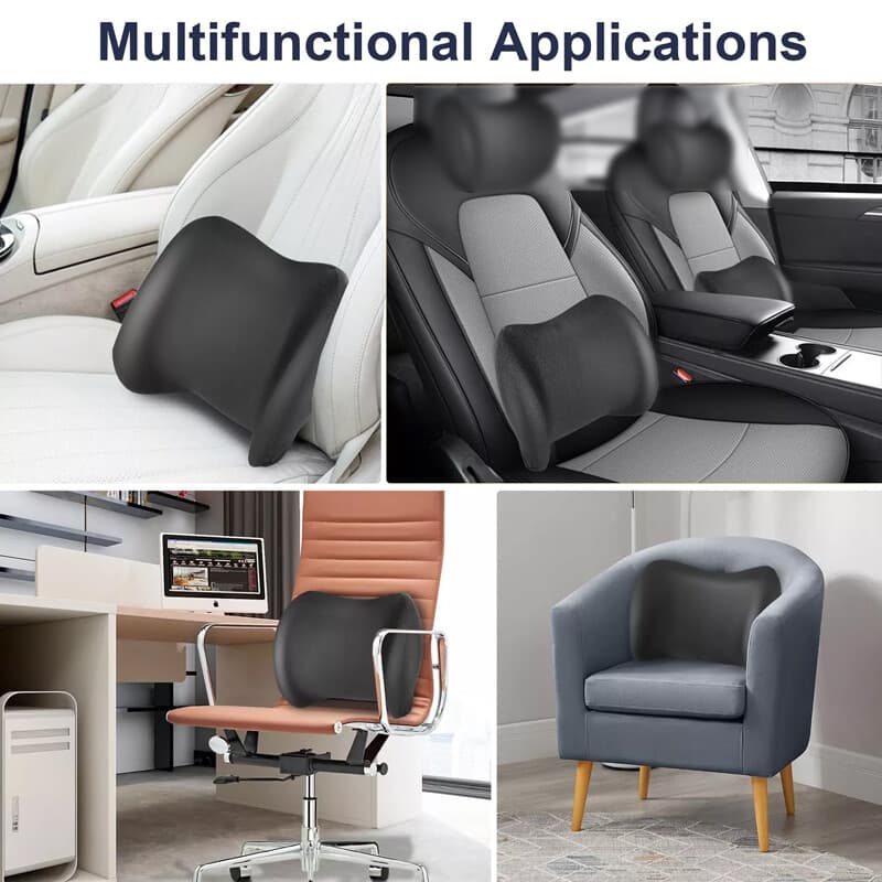 Memory Foam Lumbar Cushion for Everyday Seating - image 6