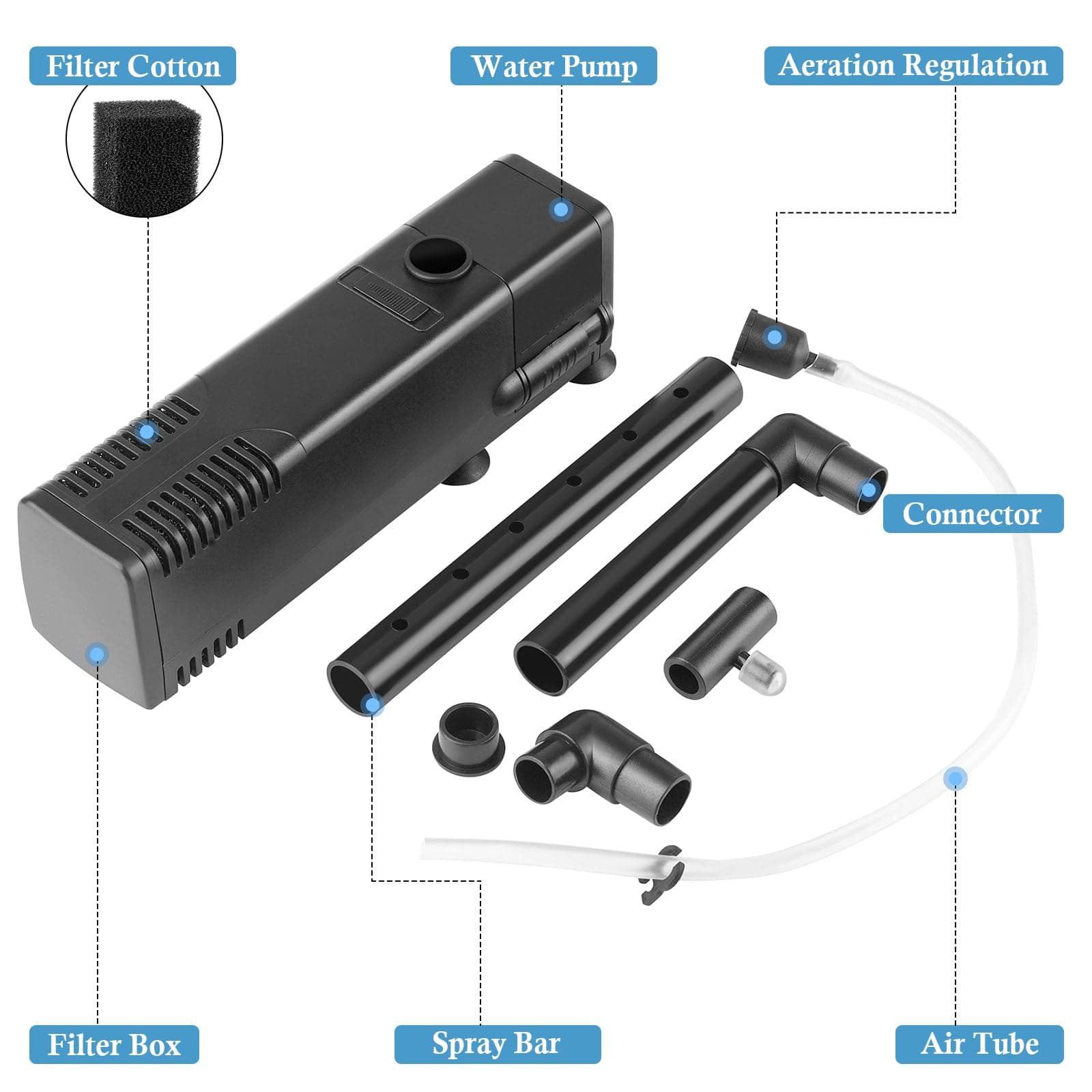 AP-1000L 8W Aquarium Filter Pump - image 1