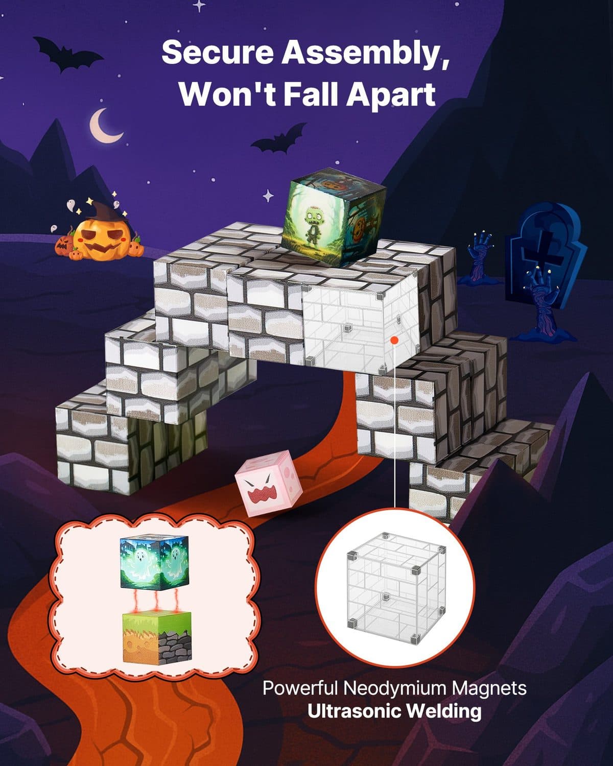 Build Limitless Worlds with 100 Magnetic Building Cubes - image 5