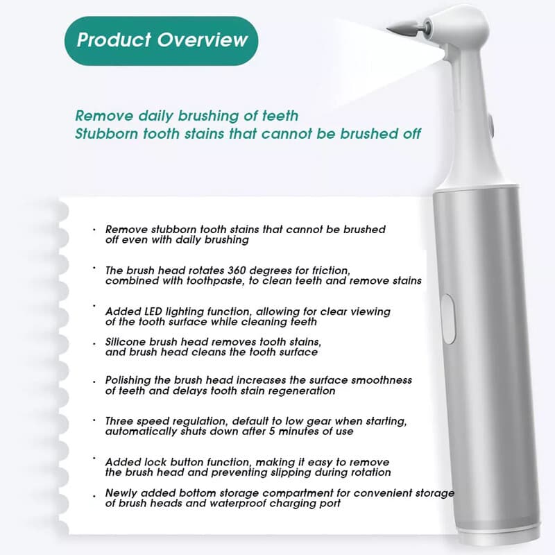 Electric Tooth Polisher for a Brighter, Whiter Smile - image 1